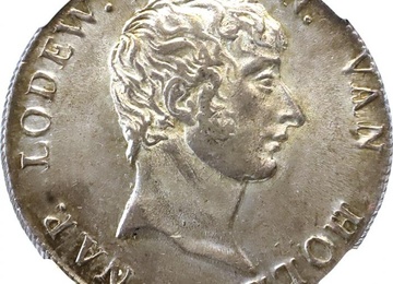 オランダ ホラント王国 1808年 50スタイフェル 銀貨 NGC MS63 ルイ・ボナパルト