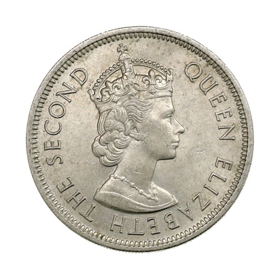 香港 1973年 1ドル コイン エリザベス2世 Hong Kong 1 Dollar Elizabeth II