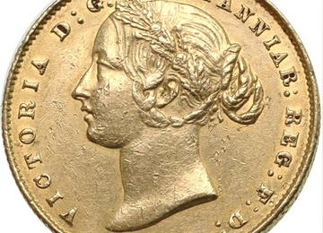 イギリス領 オーストラリア 1864年銘  シドニーミント ビクトリア ソブリン金貨