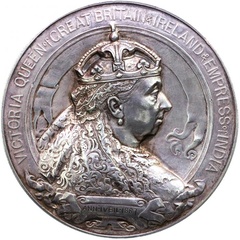 イギリス 1887年 メダル ヴィクトリア Eimer1735 BHM-3246 PCGS SP62