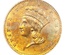 アメリカ　1861　1ドル金貨　PCGSグリーンラベル　AU55　＃9649605　　インドヘッドType3