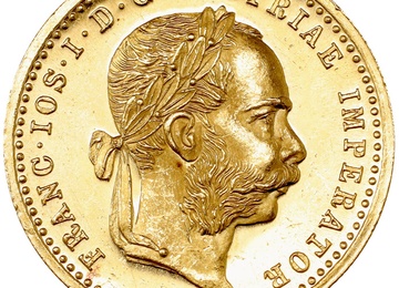 オーストリア=ハンガリー　1913年銘　ダカット金貨　フランツ・ヨーゼフ1世　FDC完全未使用