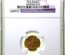 スイス　1725年　チューリッヒ　1/4ダカット金貨　NGC　Aud
