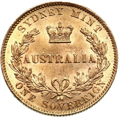 イギリス領 オーストラリア 1870年銘 シドニーミント ビクトリア ソブリン金貨