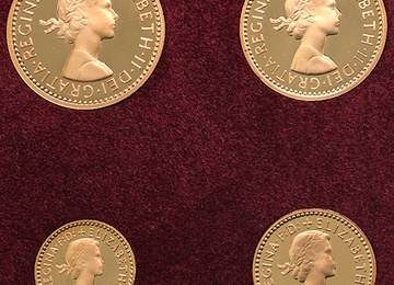 イギリス 2002年 プルーフマウンディ金貨セット エリザベス ケース入 FDC