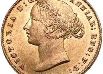 イギリス領 オーストラリア 1870年銘 シドニーミント ビクトリア ソブリン金貨