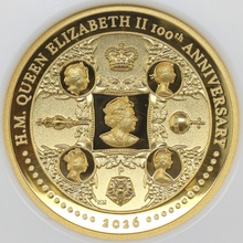 オーストラリア　2026年　2オンス純金貨200ドル　エリザベス2世生誕100周年記念　ピエフォーNGC PF70ULTRA CAMEOFisrt Day of Issue